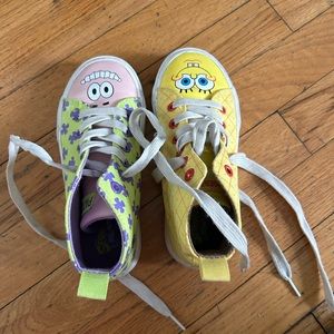 Kids Sponge Bob/Patrick high tops